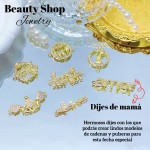 Nuevos modelos de dijes doble conector día de las madres 