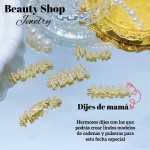 Nuevos modelos de dijes doble conector día de las madres 