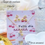 Colección de mamá cadena+topito cereza (2.06*)