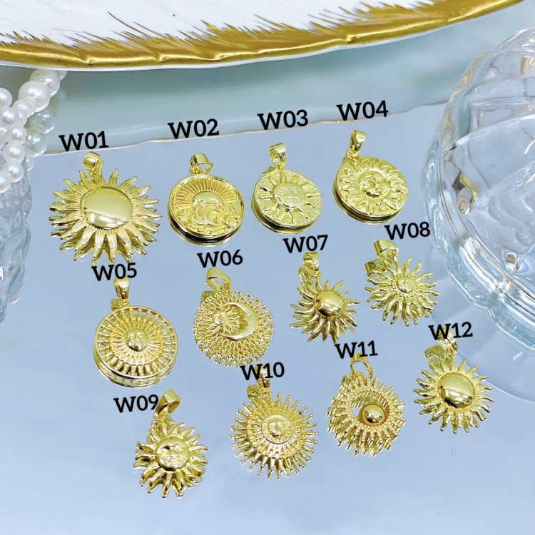 #0002 #W cadena con dije （solo dije 1.05$）（(con cadena 7.5&）(1.36*)