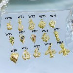 #0002 #W cadena con dije （solo dije 1.05$）（(con cadena 7.5&）(1.36*)
