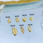 #0002 #W cadena con dije （solo dije 1.05$）（(con cadena 7.5&）(1.36*)
