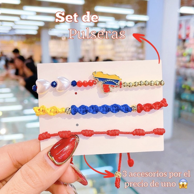 Set de pulsera Venezuela 