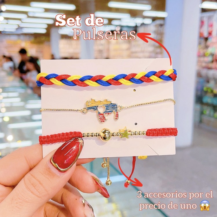 Set de pulsera Venezuela 