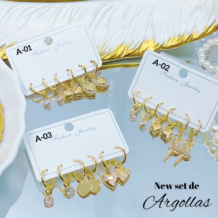 #A set de argollas 
