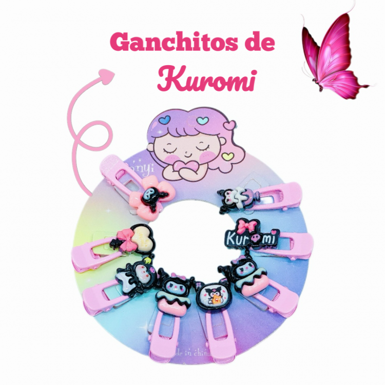 paquete gancho de nina (clip foto entre ver mas modelos) 8&(1.5*)