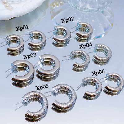 #xp zarcillo lujos oro chino platiado 10&