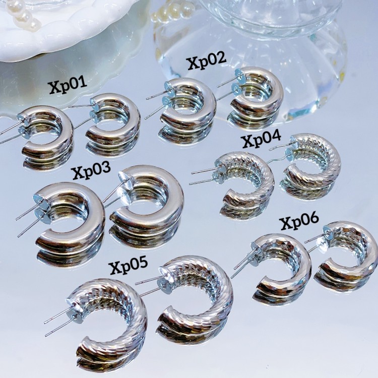 #xp zarcillo lujos oro chino platiado 10&