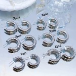 #xp zarcillo lujos oro chino platiado 10&