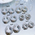 #xp zarcillo lujos oro chino platiado 10&