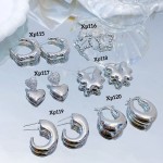 #xp zarcillo lujos oro chino platiado 10&