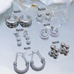 #xp zarcillo lujos oro chino platiado 10&