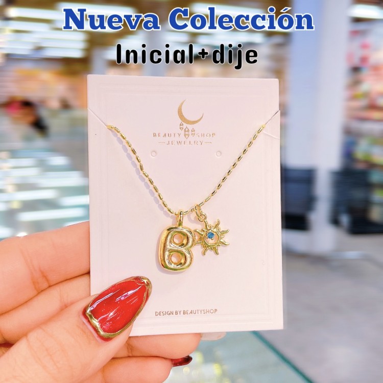 Cadena de inicial+dije Cadena de inicial+dije