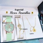 Combos de accesorios Flores amarillas 