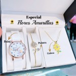 Combos de accesorios Flores amarillas 
