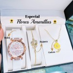 Combos de accesorios Flores amarillas 
