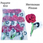 pinza de Dama de flor (clip foto entre ver mas modelos) 8.5&