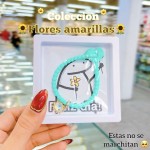 Pulsera engomada con dije de girasol 2.95$ 