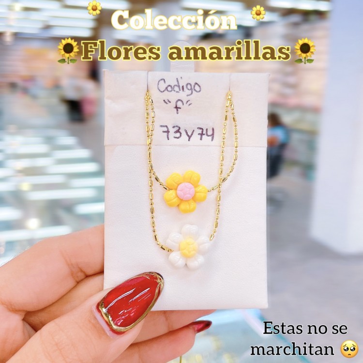 Cadenas para compartir especial flores amarillas 3$ Cadenas para compartir especial flores amarillas 3$