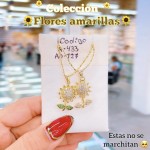 Cadenitas para compartir especial flores amarillas 4.95$ 
