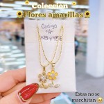 Cadenitas para compartir especial flores amarillas 4.95$ 
