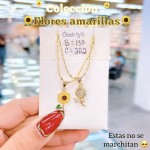 Cadenitas para compartir especial flores amarillas 4.95$ 