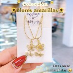 Cadenitas para compartir especial flores amarillas 4.95$ 