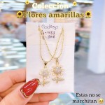 Cadenitas para compartir especial flores amarillas 4.95$ 