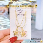 Cadenitas para compartir especial flores amarillas 4.95$ 