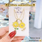 Cadenitas para compartir especial flores amarillas 4.95$ 