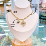 Cadena de caballero con dije de futbol Cadena de caballero con dije de futbol