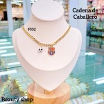 Cadena de caballero con dije de futbol Cadena de caballero con dije de futbol