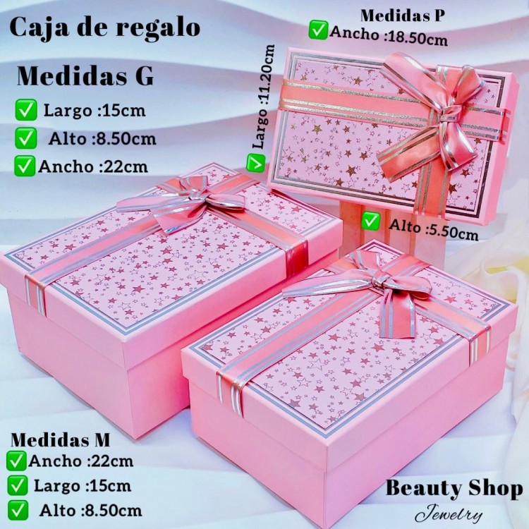 Cajas de regalo 3 piezas 12,5$ 