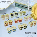 #6 #io Argolla piedras Oro chino (&6) (0.95*)