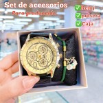 Set de reloj y pulsera para graduación 