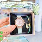 Set de reloj y pulsera para graduación 