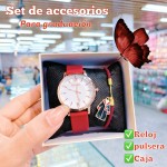 Set de reloj y pulsera para graduación 