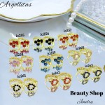 #6 #io Argolla piedras Oro chino (&6) (0.95*)