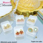Nueva colección topitos de seguro con cajita 7.5& Nueva colección topitos de seguro con cajita 7.5&