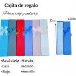 Caja de regalo para reloj y pulsera medida 21cm X 4.5cm 