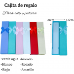 Caja de regalo para reloj y pulsera medida 21cm X 4.5cm 