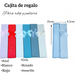 Caja de regalo para reloj y pulsera medida 21cm X 4.5cm 