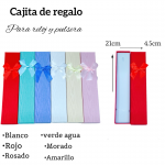 Caja de regalo para reloj y pulsera medida 21cm X 4.5cm 