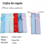 Caja de regalo para reloj y pulsera medida 21cm X 4.5cm 