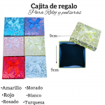 Cajita de regalo para reloj y pulsera medida 9cm X 9cm 