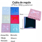 Cajita de regalo para reloj y pulsera medida 9cm X 9cm 