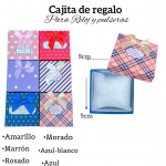 Cajita de regalo para reloj y pulsera medida 9cm X 9cm 