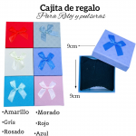 Cajita de regalo para reloj y pulsera medida 9cm X 9cm 