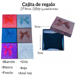 Cajita de regalo para reloj y pulsera medida 9cm X 9cm 
