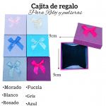Cajita de regalo para reloj y pulsera medida 9cm X 9cm 